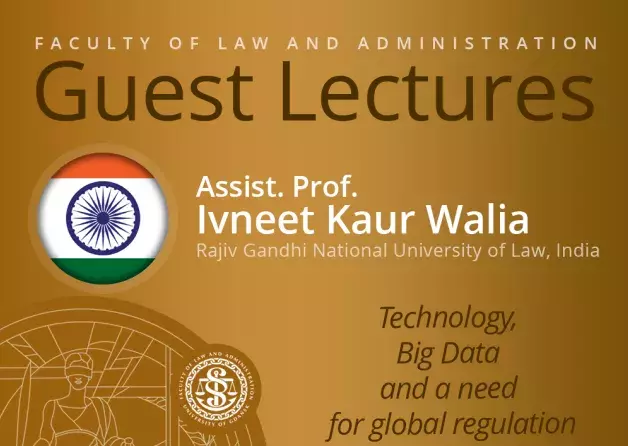 Guest Lecture by Assoc. Prof. Ivneet Kaur Walia (Rajiv Gandhi National University of Law, India)