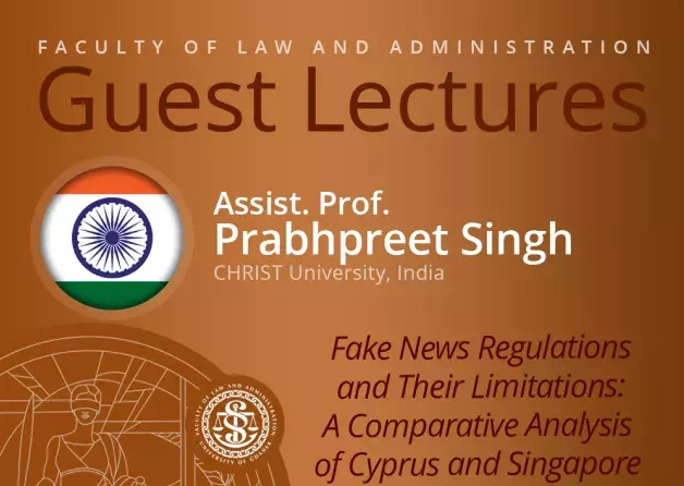 Guest Lecture by Assist. Prof. Prabhpreet Singh   (School of Law, CHRIST University, India)