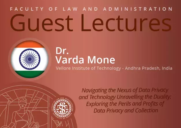 Guest Lectures by Dr. Varda Mone (Andhra Pradesh University School of Law, India)