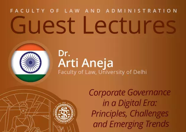 Guest Lecture by Dr. Arti Aneja (Faculty of Law, University of Delhi)