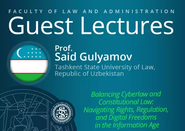 Guest Lectures by Prof. Said Gulyamov (Tashkent State University of Law, Uzbekistan)