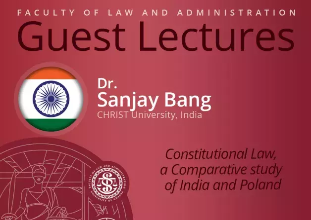 Guest Lectures by Dr. Sanjay Bang (CHRIST University, Pune, India)