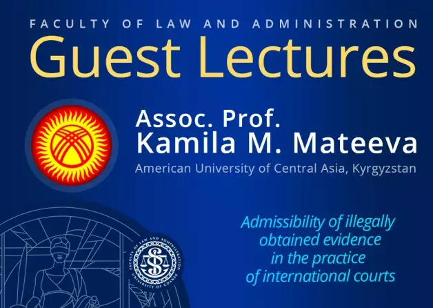 Guest Lecture by Assoc. Prof. Kamila M. Mateeva (American University of Central Asia, Kyrgyzstan)