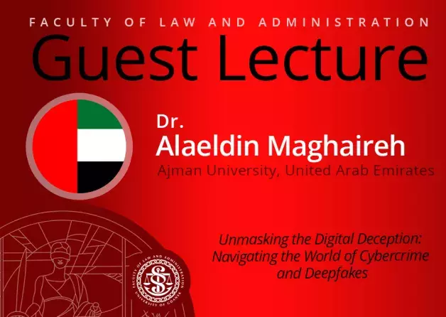Guest Lecture by Dr. Alaeldin Maghaireh (Ajman University, UAE)