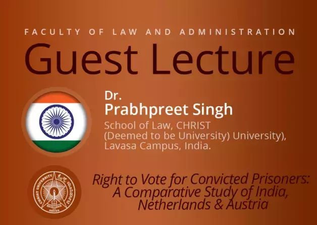 Guest Lecture by Assist. Prof. Prabhpreet Singh   (School of Law, CHRIST University, India)