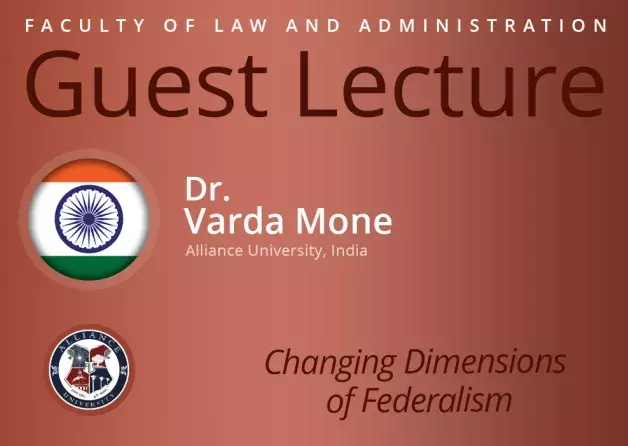 Guest Lecture by Dr. Varda Mone (Alliance…