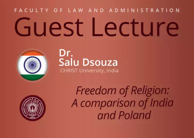 Guest Lecture by Dr. Salu Dsouza (School of Law, CHRIST University, INDIA)