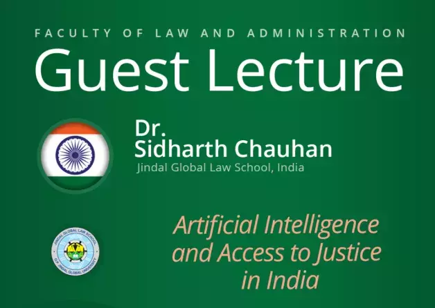 Guest Lecture by Dr Sidharth Chauhan (Jindal Global Law School, India)