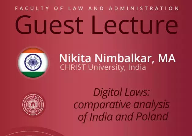 Guest Lecture by Nikita Nimbalkar, MA (School of Law, CHRIST University, India)