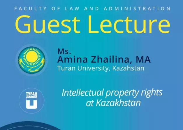 Guest Lecture by  Ms Amina Zhailina, MA (Turan University, Kazahstan)