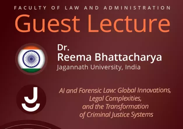Guest Lecture by Dr. Reema Bhattacharya Jagannath University,  India