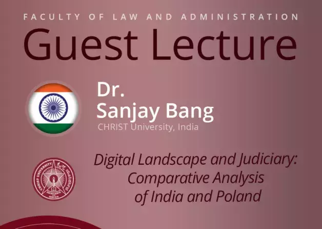 Guest Lecture by  Dr. Sanjay Bang (School of Law, CHRIST University, India)