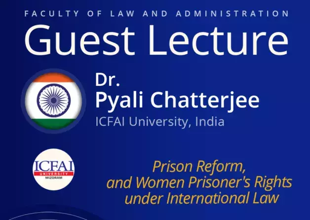Guest Lecture by Dr Pyali Chatterjee (ICFAI…
