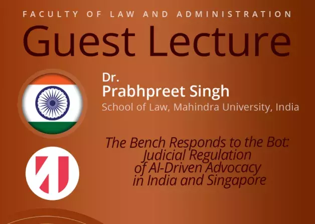 Guest Lecture by Dr. Prabhpreet Singh (School of Law, Mahindra University, India