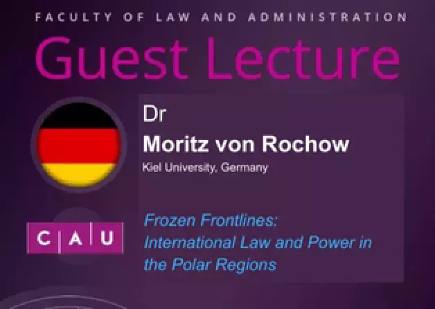 Guest Lecture by Dr. Moritz von Rochow, Kiel…
