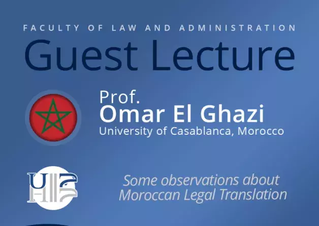Guest Lecture by Prof. Omar EL GHAZI (University of Hassan II Casablanca, MOROCCO)