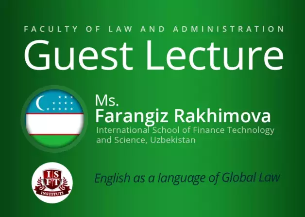 Guest Lecture by Farangiz Rakhimova (International School of Finance Technology and Science,…