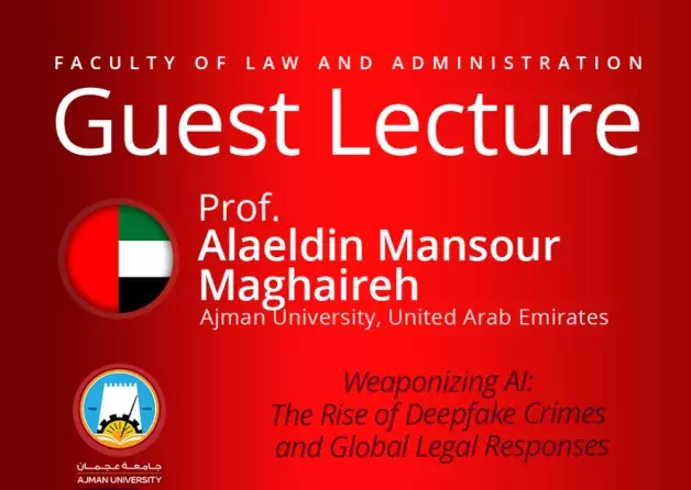 Guest Lecture by Prof. Alaeldin Mansour Maghaireh (Ajman University, UNITED ARAB EMIRATES)