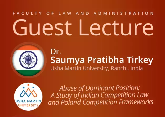 Guest Lecture by Saumya Pratibha Tirkey (Usha Martin University, Ranchi, INDIA)