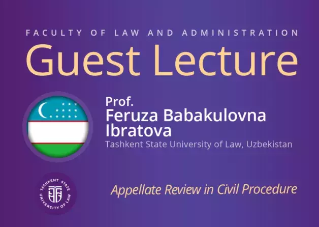 Guest Lecture by Prof. Feruza Ibratova (Tashkent…
