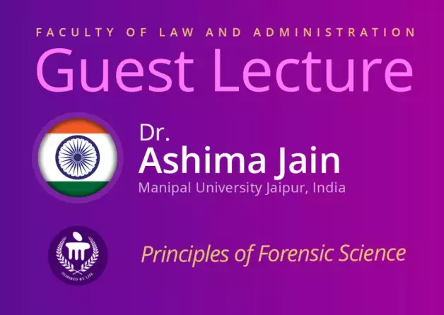 Guest Lecture by Dr. Ashima Jain (Manipal…