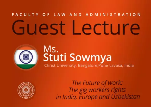 Guest Lecture by Ms. Stuti Sowmya (Christ…